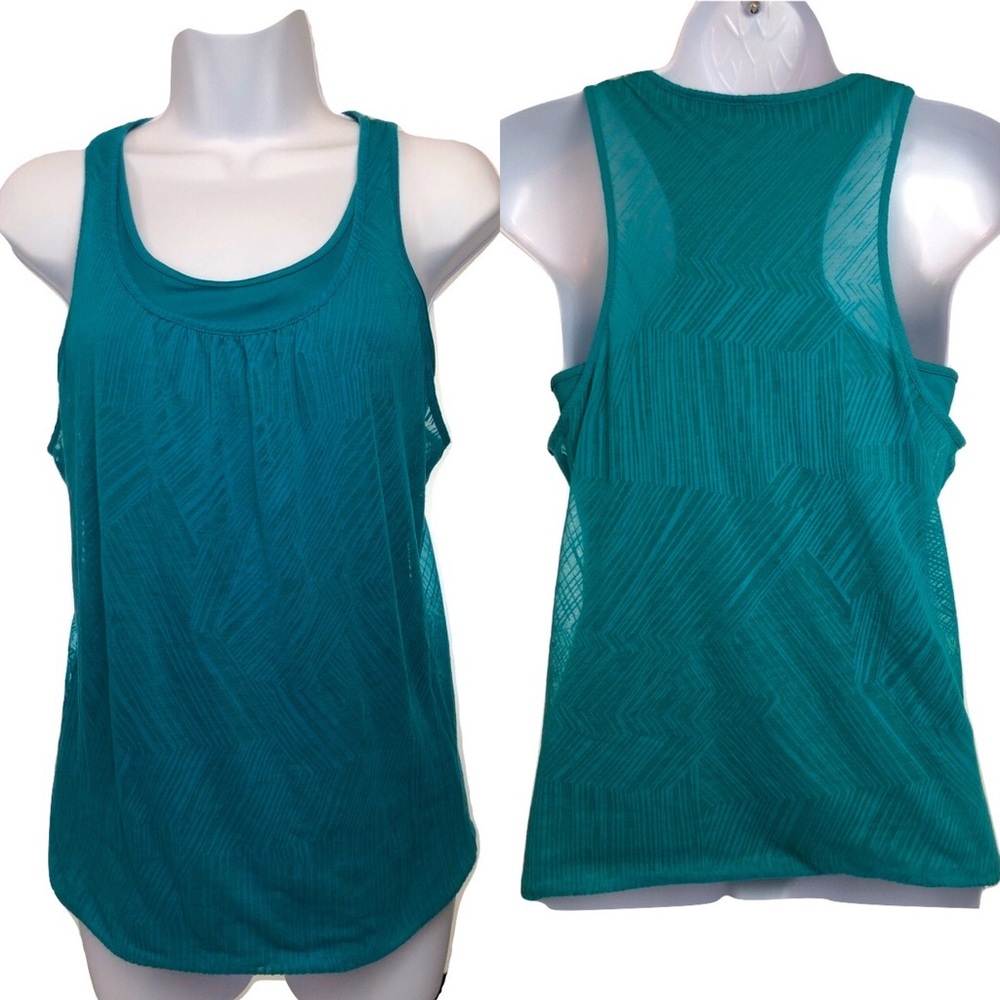 🌸PrAna Teal Athletic Yoga Tank Top Small